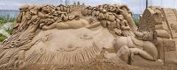 Sandskulpturen Travemünde 2022 „Reise um die Welt“