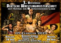 Die Deutsche Wrestlingelite der Herren bittet zum Kampf um den Deutschen Meistertitel bei der Independent pro Wrestling in Lübeck.